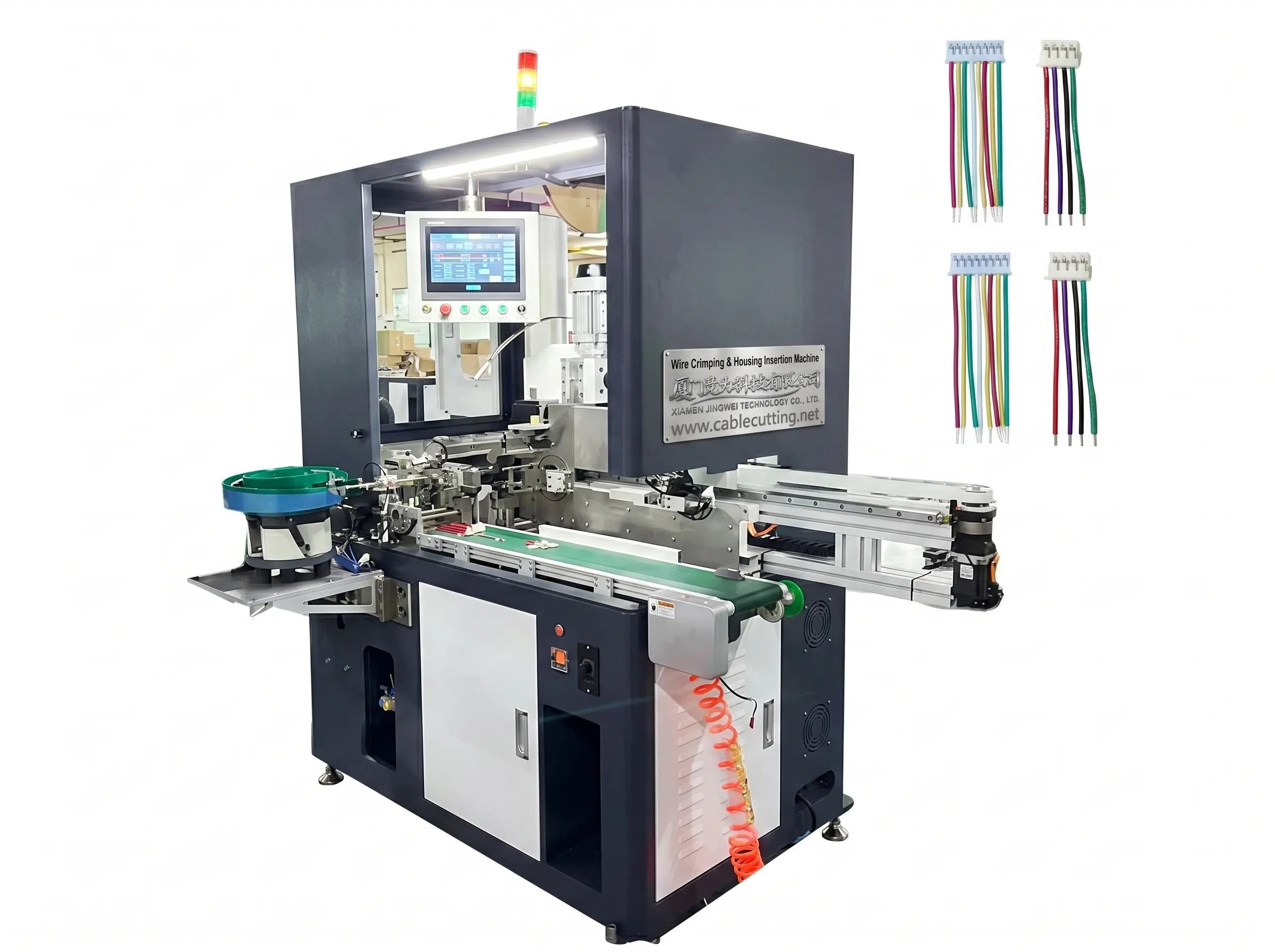 WPM-5505 – Automatisk kabelpressning och höljesinsättning