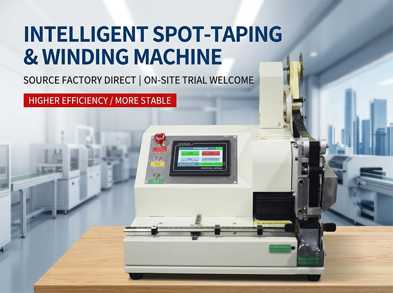 Precisionslindningstejpningsmaskin WPM-DC01 – Effektiv kabelhantering för industriell automation