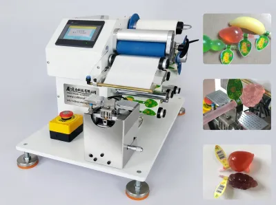 Automatisk gelévikningsetikettmaskin för frysta produkter WPM-60GD - Kabelmärkningsmaskin
