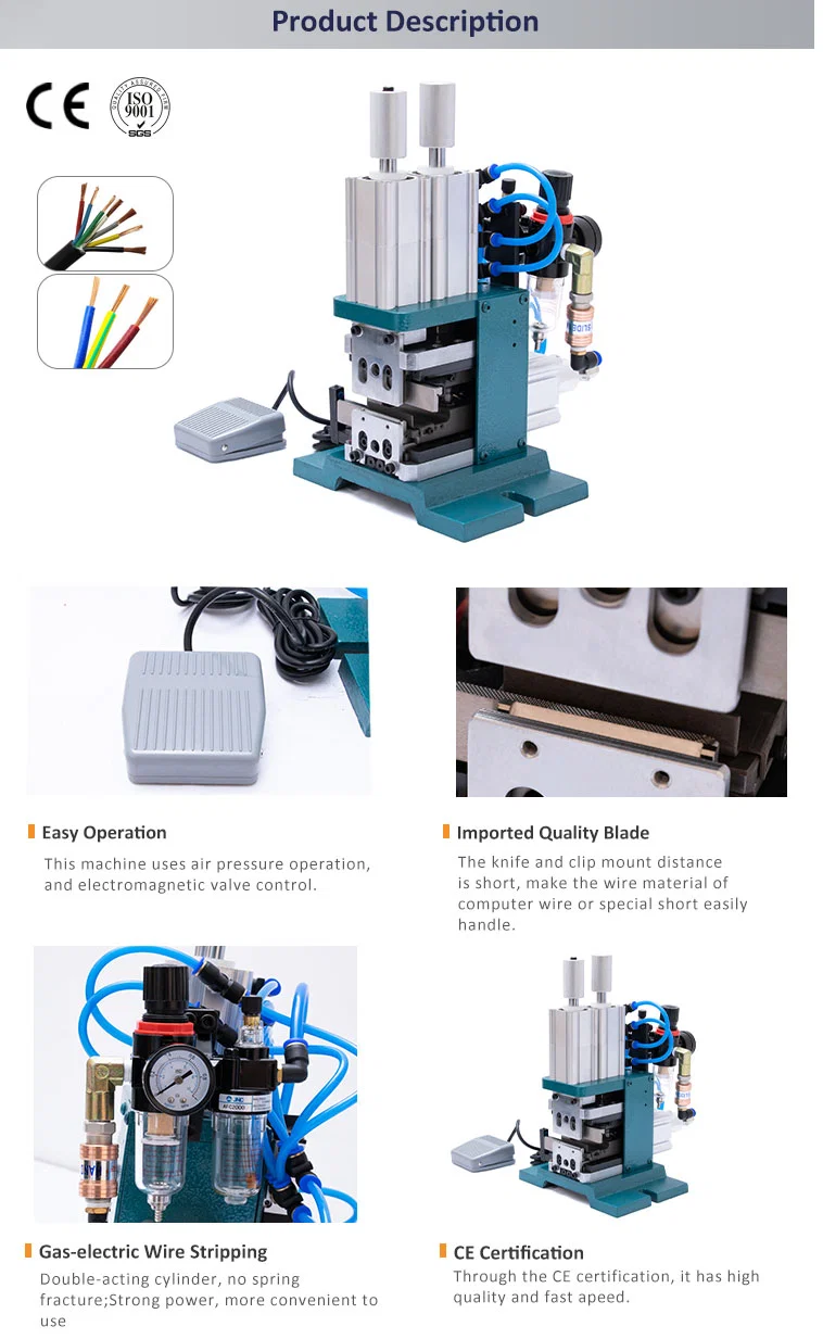 WPM-4F + T Multicore wayar Stripping and Twisting Machine, wire Stripping and Twisting Machine, Stripping Machine, Twisting Machine