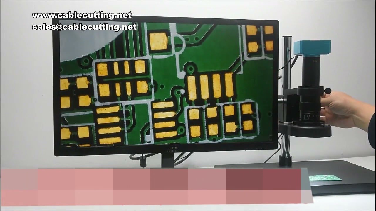 4K HD Mikroskop för Industriell Inspektion – Dedikerad Digital Mätdkamera för Optisk Reparation