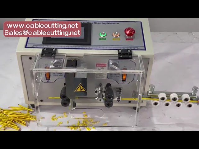 SD Trådavskalningsmaskin – Automatisk enkel/dubbel avskalning och kapning 0,1-6 mm² (AWG 10-28)
