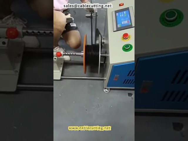 Automatisk lindnings- och bindningsmaskin med precisionsmätning