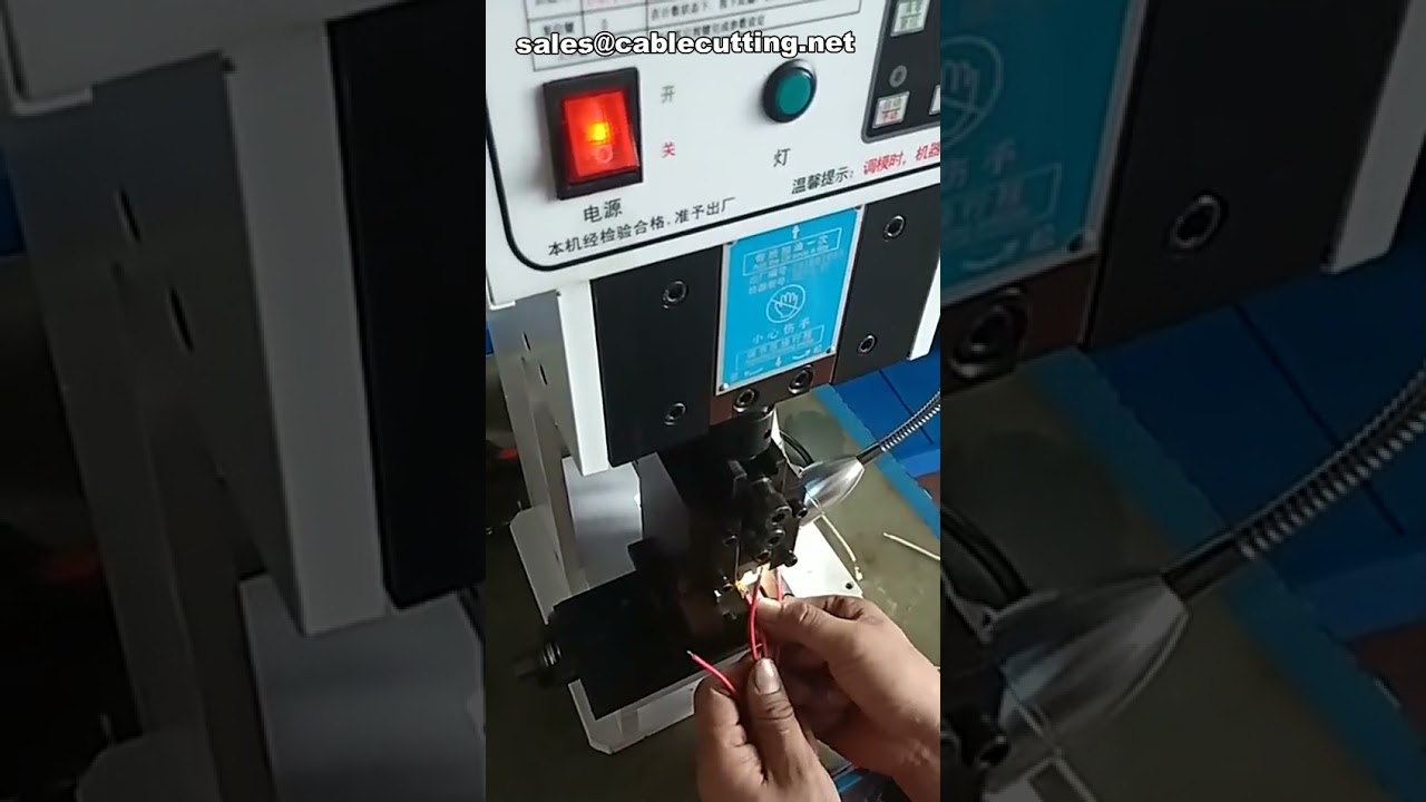 Halvautomatisk terminalpressmaskin MP-4 – Effektiv kabelskomaskin för fabriksautomation