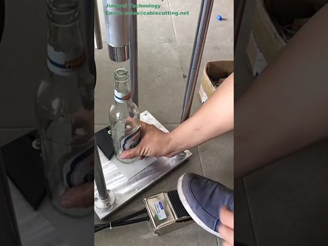 Halvautomatisk pneumatisk kapsylator för ölflaskor – effektiv och pålitlig