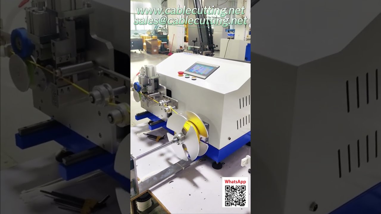 Automatisk flatkabelmaskin – kapning och mätning för effektiv produktion