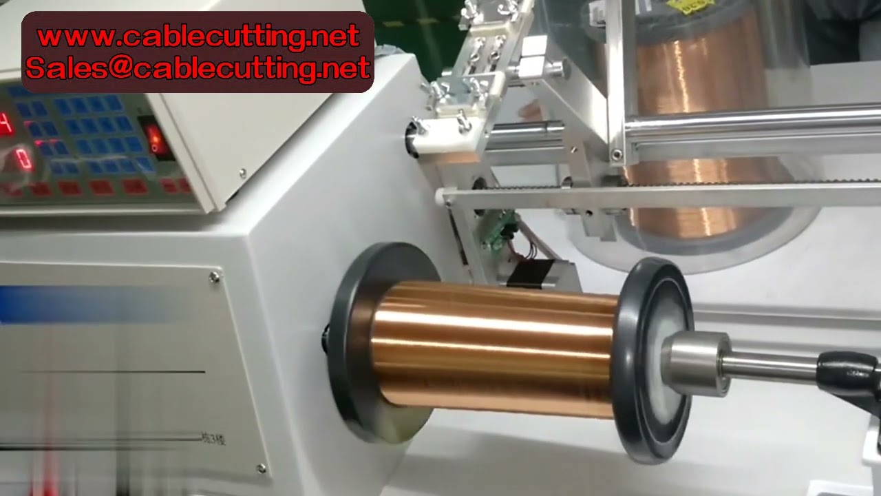 CNC 813 750W Trådlindningsmaskin – 0,1–2,5 mm Kabelvindare för Ny Energi & Transformatorer
