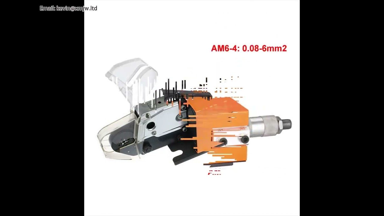 AM-6 Pneumatisk Terminalpressmaskin | 0,08–6 mm² | Förisolerade Kabelskor