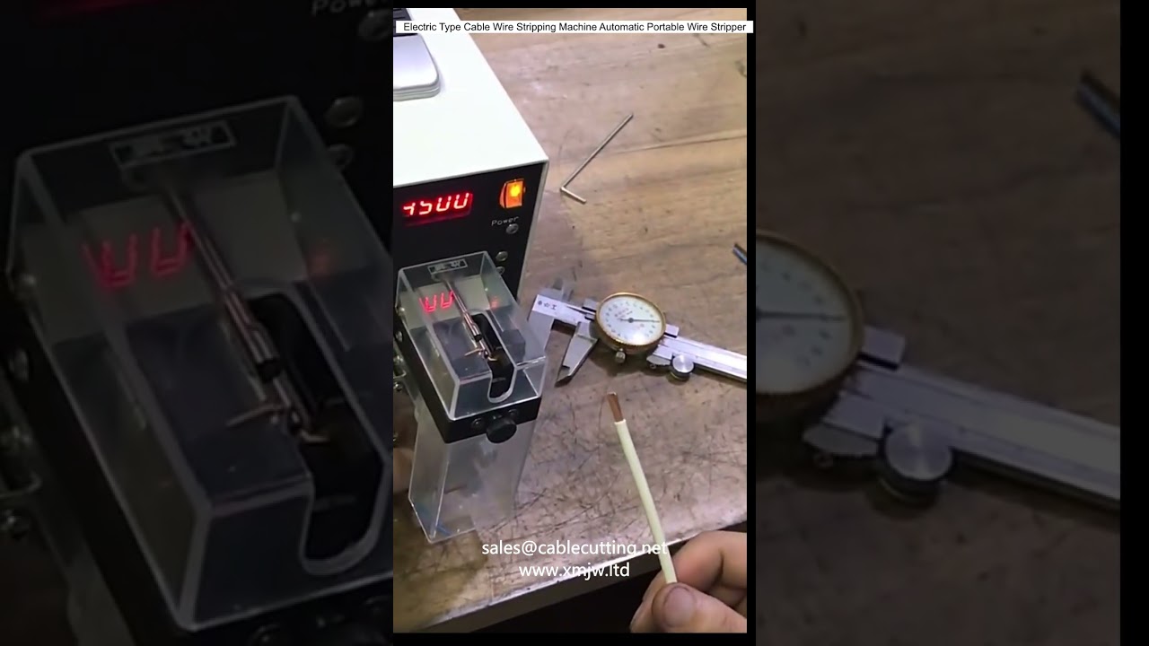 Automatisk trådavdragare för elkablar - bärbar och effektiv maskin