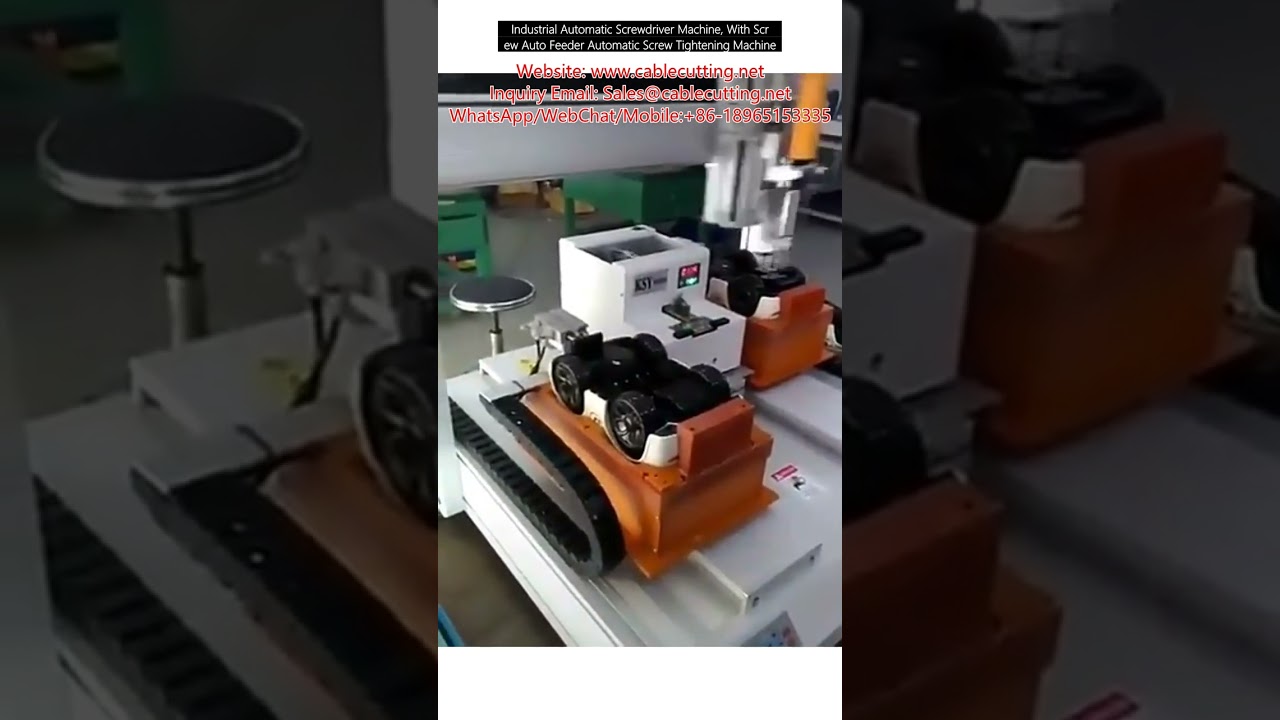 Automatisk skruvdragningsmaskin med skruvmatare – Effektiv & precis skruvdragning