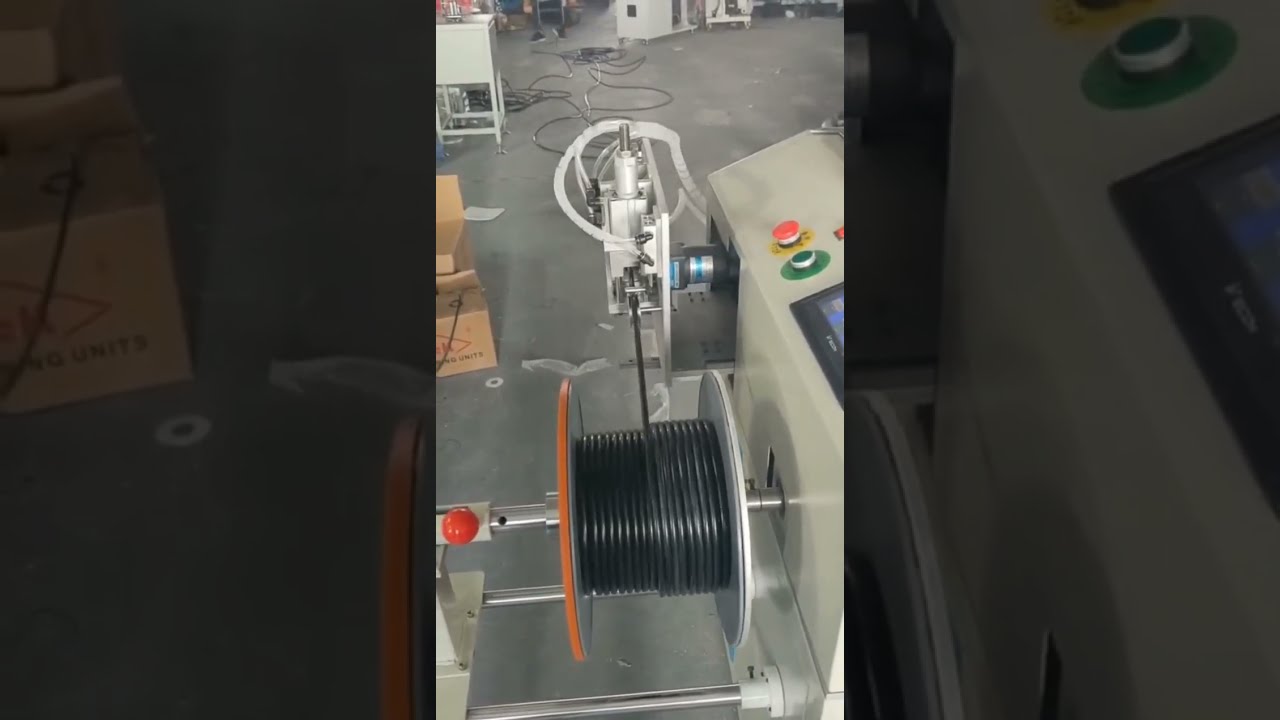 Trådlindningsmaskin – Automatisk meterräkning, traversering, kapning och hoprullning | Tillverkare #fabrik