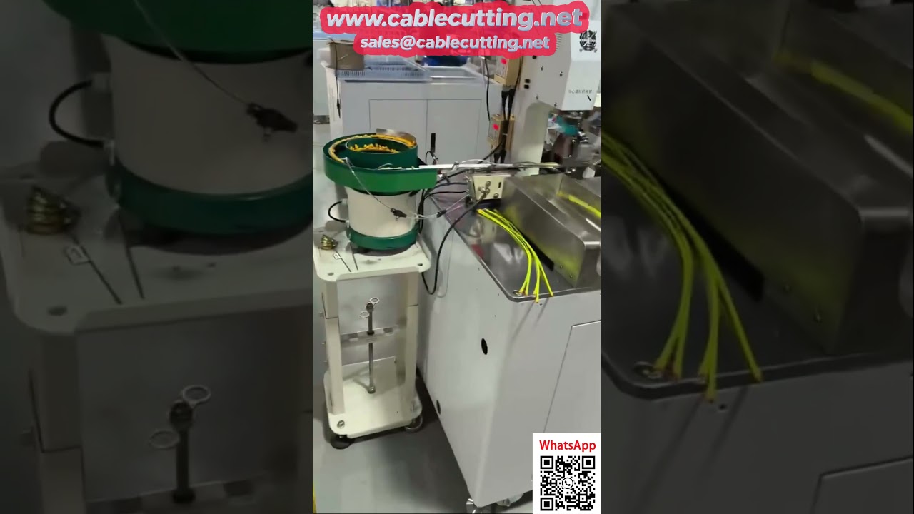 Automatisk dubbelhuvudpress för förisolerade terminaler AWG 14–26 – Hög hastighet & precision