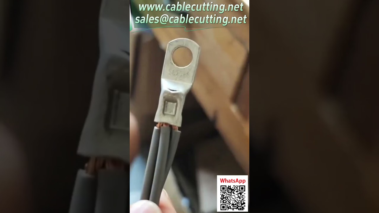 Pneumatisk crimpmaskin – demonstration av terminalkrimpning 0,25–25 mm² | Automatiserad utrustning