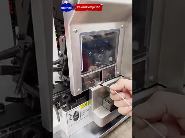 Servomotor Trådavskiljnings- och Crimpmaskin – Hanterar emaljerad och PVC-tråd