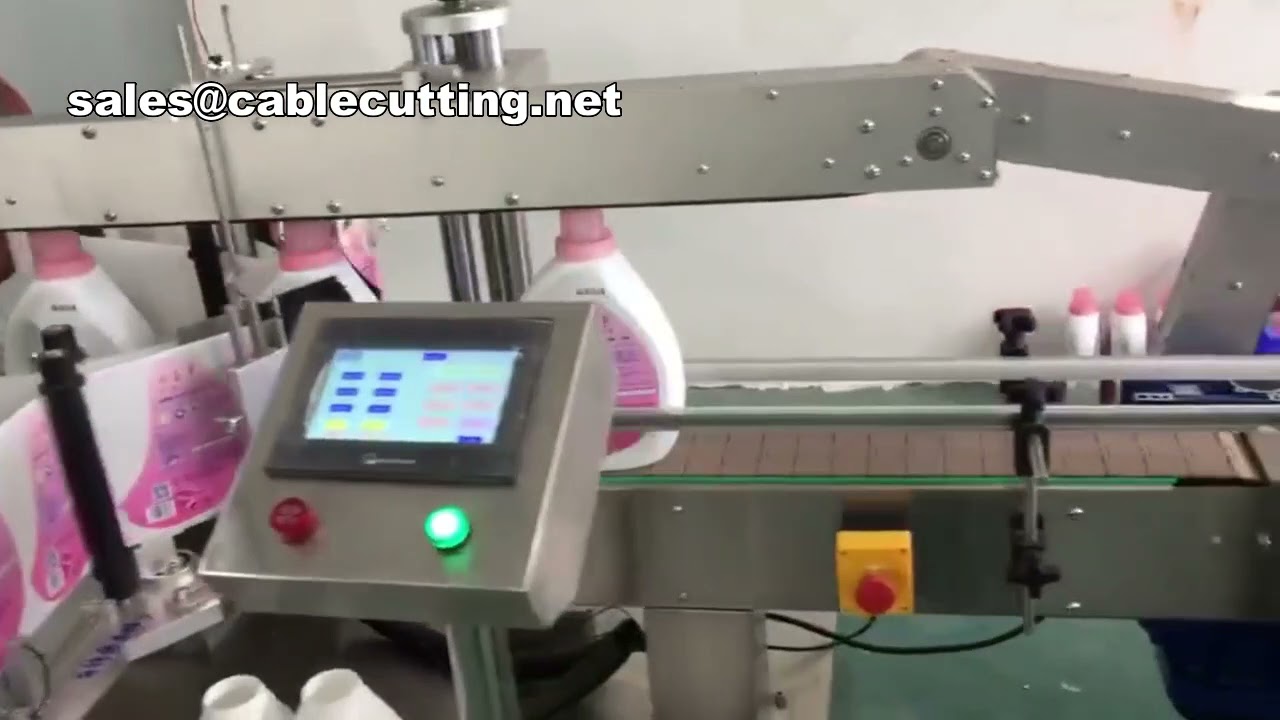 Manuell etiketteringsmaskin för fyrkantiga flaskor och aluminiumburkar – exakt och professionell etikettering