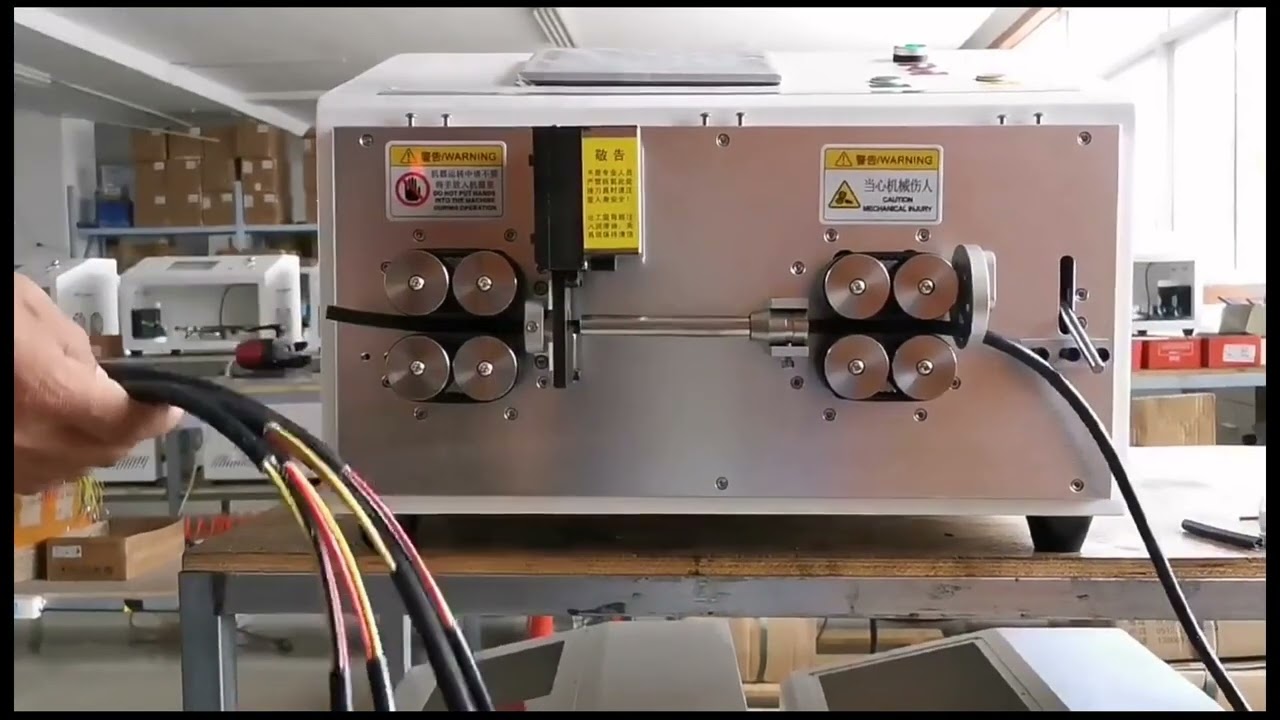 50 mm² Servomotoriserad Tung Kabelkapnings- och Avskalningsmaskin