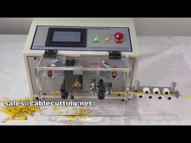 WPM-SDS – Automatisk kabelkapning och avisolering för effektiv produktion