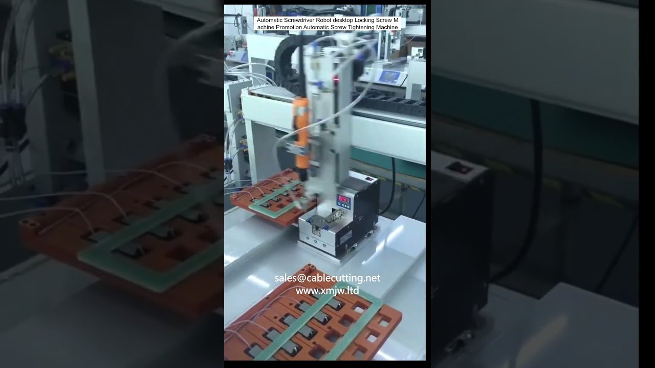 Automatisk Skruvdragare Robot | Desktop Låsskruvmaskin för Effektiv Montering