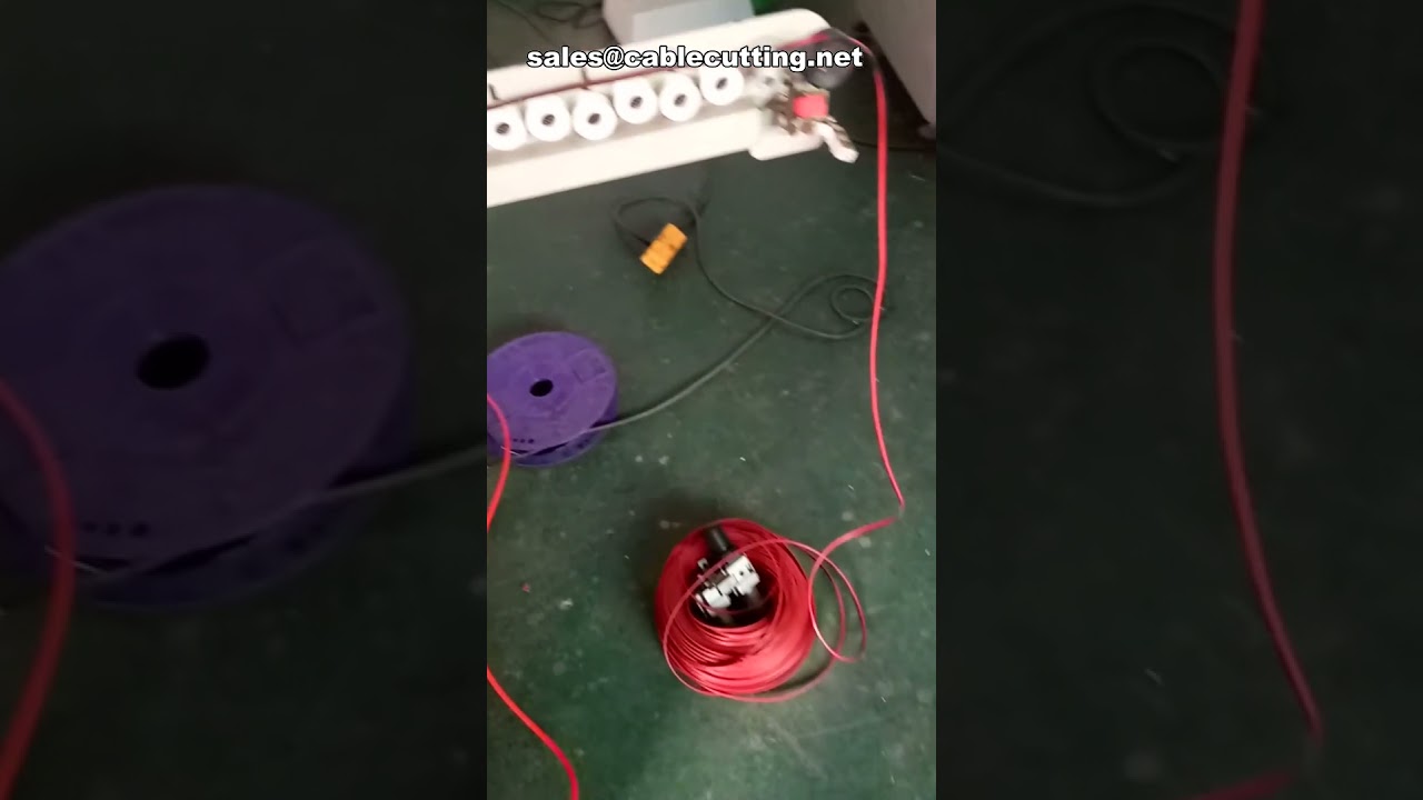 Maskin för klippning, skärning och pressning av bandkabel – Automatisk trådbearbetning