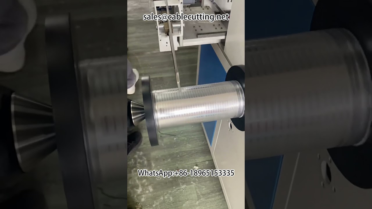 Automatisk PET-film mätningslindningsmaskin – för trådbearbetning och spolning