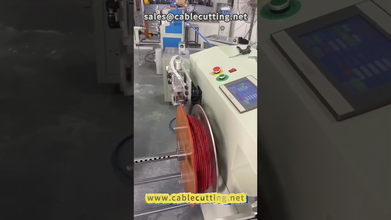 Automatisk mätlindning och bandning av kabel & tråd – Gängningsmaskin för effektiv produktion